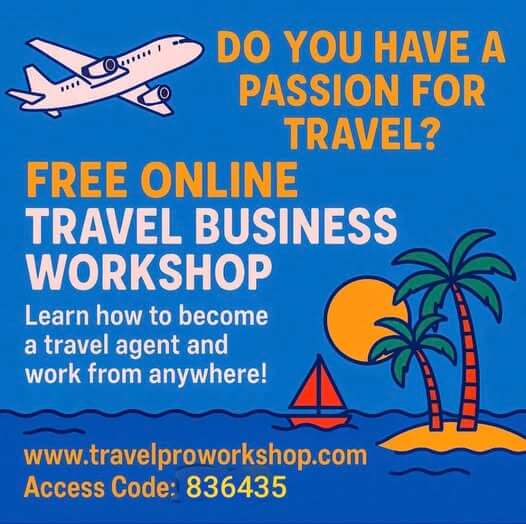 🚀 Launching Our New FREE Travel Agent Workshop Website!