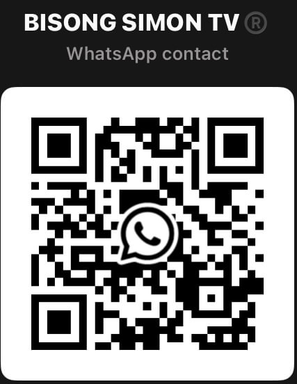 BISONG SIMON TV WhatsApp QR