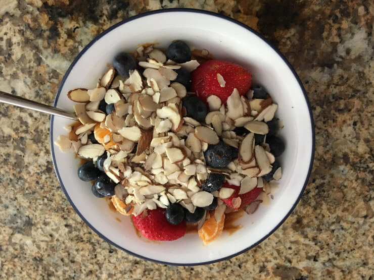 Memorial Day yogurt concoction