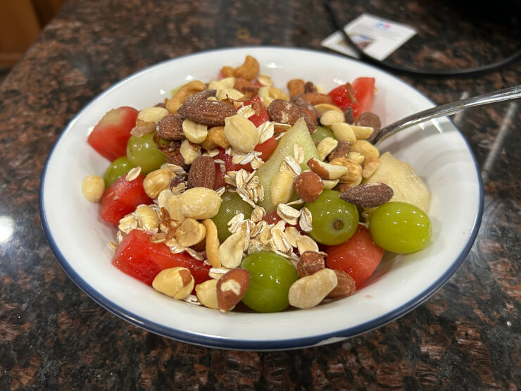 Nuts n watermelon oatmeal
