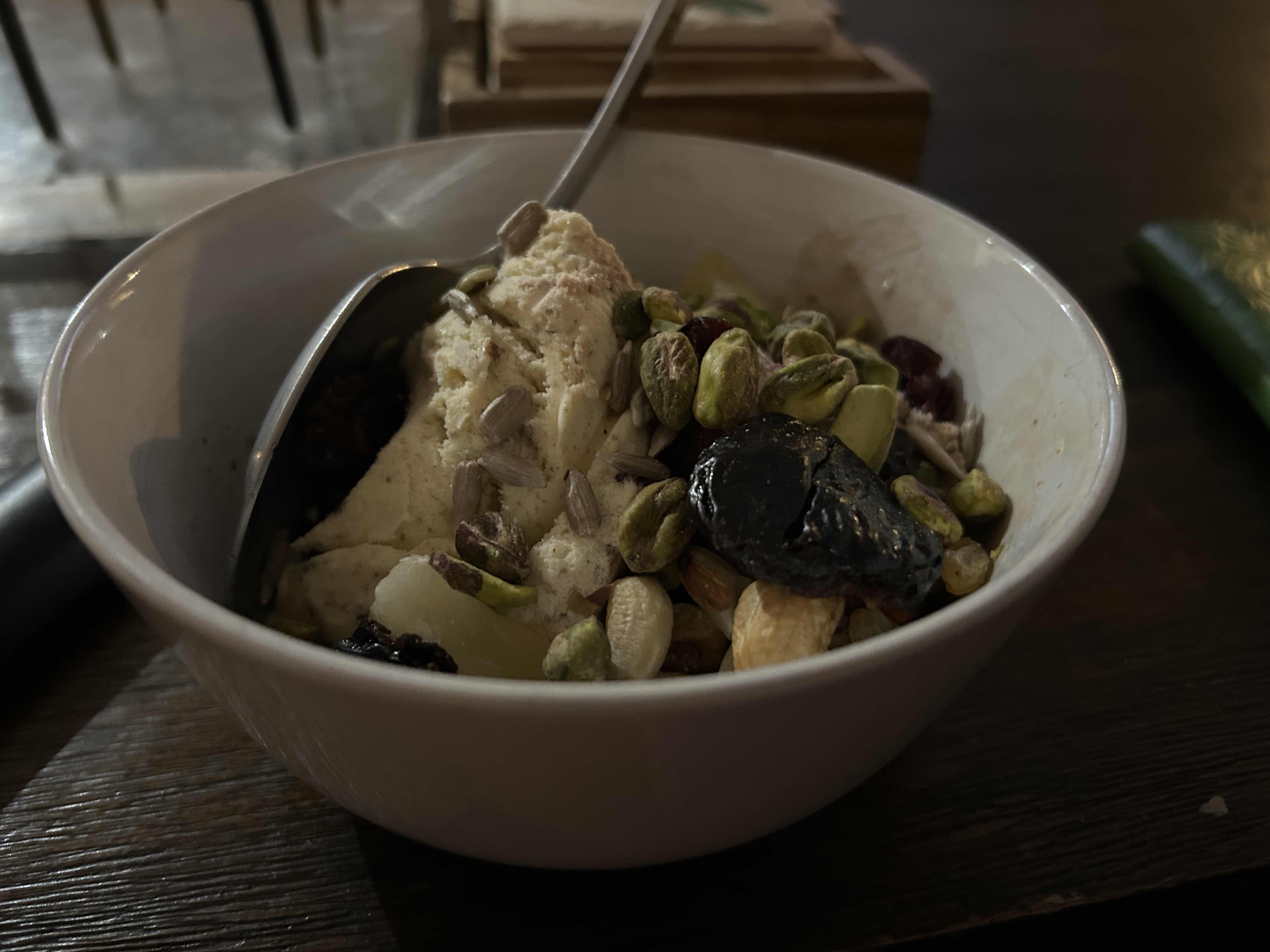 Double Cream Fruit And Nuts