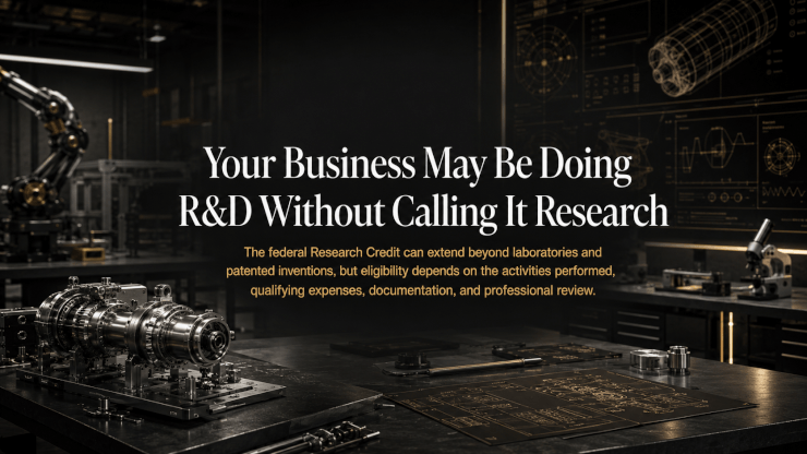 Your Business May Be Doing R&D Without Calling It Research